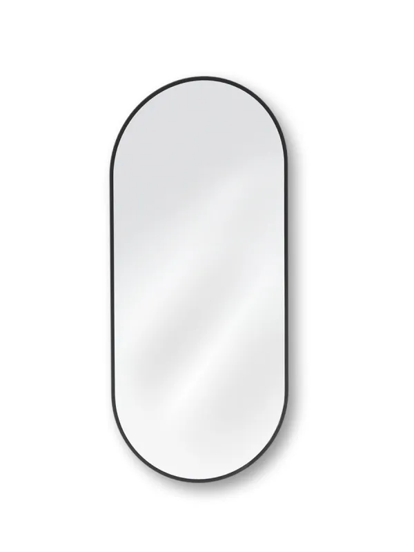 Зеркало навесное Z-16 110х50 см с черной рамкой без подсветки